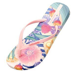 Hotmarzz Women Summer Beach Sandals Floral Priint Flip Flops Slippers Thongs